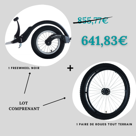 Offre Freewheel + paire de roue tout terrain