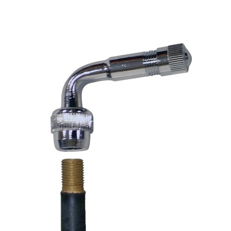 Adaptateur 90° pour valve de la marque Schrader