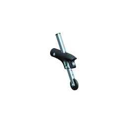 Anti-bascule pour fauteuil roulant pour tube diamètre 25 mm, hauteur ajustable par goupille