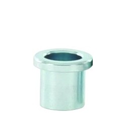 Entretoise réductrice pour fauteuil roulant permettant d'adapter la largeur du moyeu de roue avant à la fourche