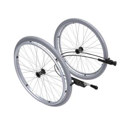 Freins à tirer commande unilatérale pour fauteuil roulant, levier gauche ou droit