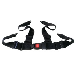 Harnais de sécurité 4 points avec boucle métal taille S et M pour fauteuil roulant