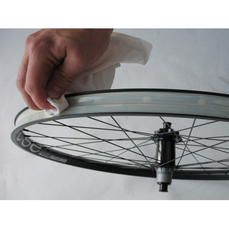 Fond de jante autocollant tubeless pour fauteuil roulant et chambre en rouleau