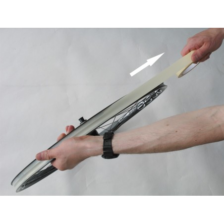 Fond de jante autocollant tubeless pour fauteuil roulant et chambre en rouleau