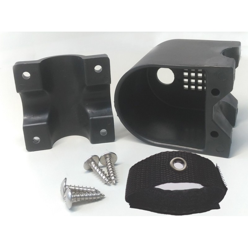 Porte canne pour fixation sur fauteuil roulant