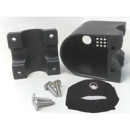 Porte canne pour fixation sur fauteuil roulant