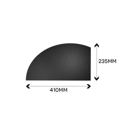 Kit protège-vêtements carbone retaillables pour fauteuil roulant