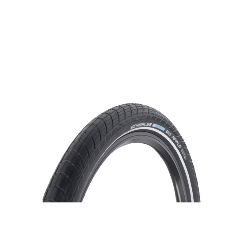 Pneu BIG APPLE 24x2.00 (50-507) noir pour fauteuil roulant