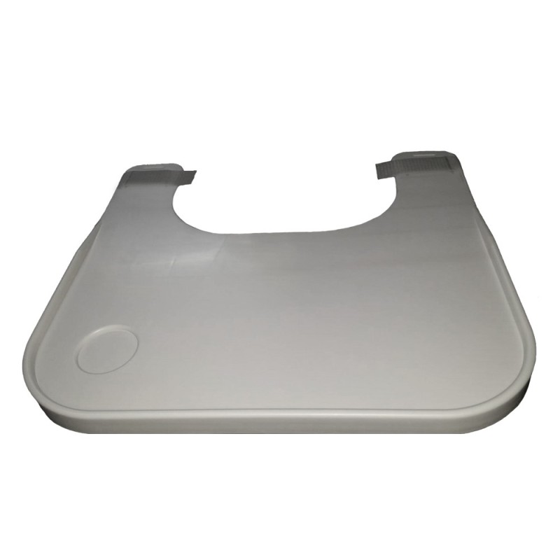 Tablette universelle pour fauteuil roulant avec sangles velcro de fixation