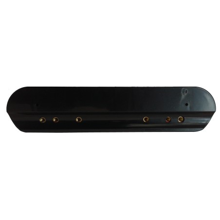 Manchette accoudoir ABS/EVA 254x55x34 mm six fixations M5 pour fauteuil roulant