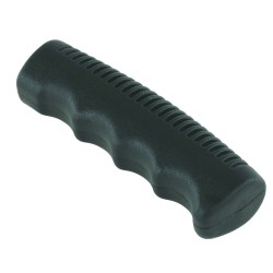 Poignée de dossier en caoutchouc noir pour fauteuil roulant