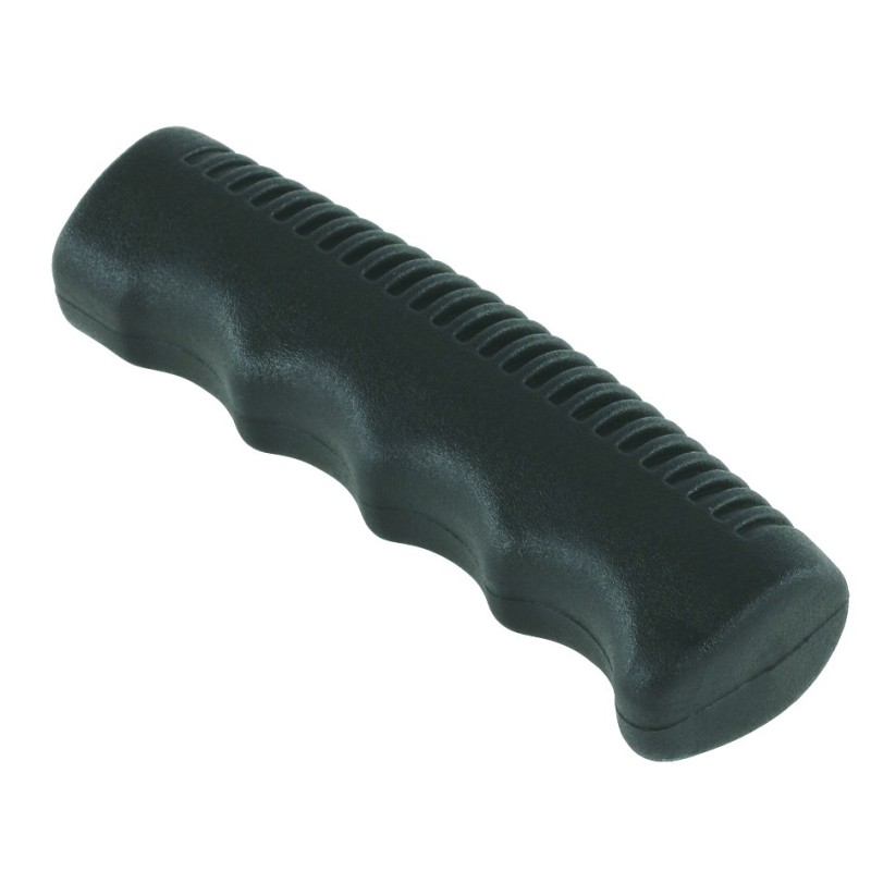 Poignée de dossier en caoutchouc noir pour fauteuil roulant