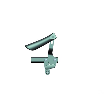 Rallonge pour freins à pousser droit ou gauche pour fauteuil roulant