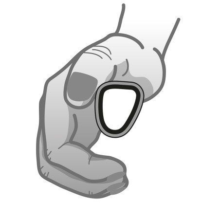 Main courante Curve et Curve L Tetra grip 24" (l'unité)