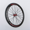 Roue complète Active VIKING 24" 540mm rayons X cross pour fauteuil roulant