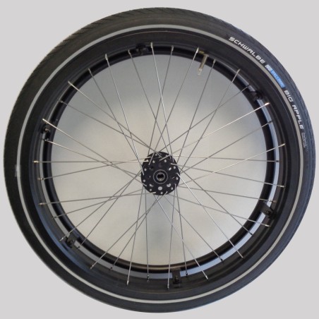 Roue complète OMOBIC BUDDY FAT 24" pour fauteuil roulant droite ou gauche