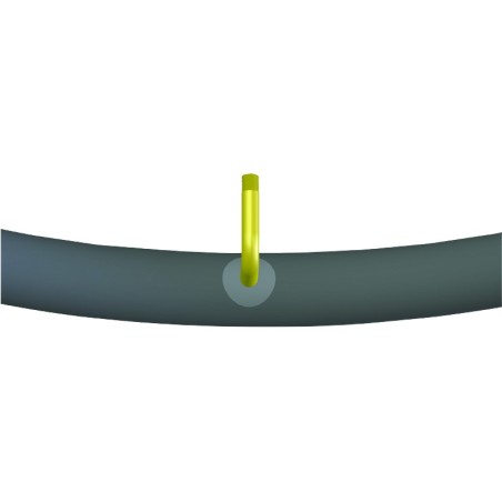 Chambre à air 2.80/2.50-4 (70-102) Schrader coudée 90-90 pour fauteuil roulant