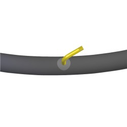 Chambre à air 200 x 50 (47/50-94) Schrader coudée 90-30 WH767 pour fauteuil roulant