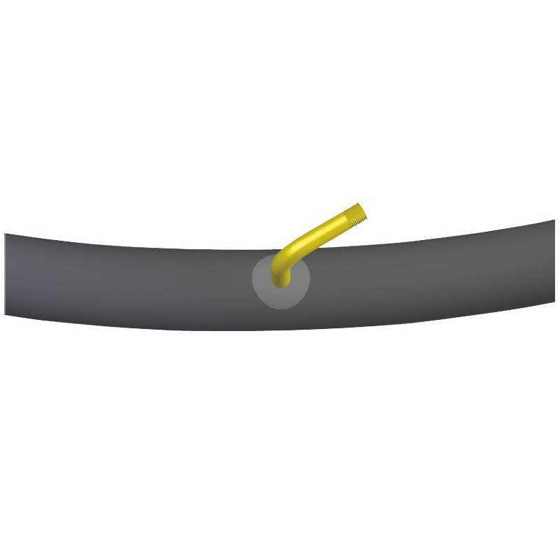 Chambre à air 200 x 50 (47/50-94) Schrader coudée 90-30 WH767 pour fauteuil roulant