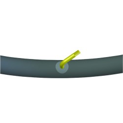 Chambre à air 5 x 1  (27-70) Schrader coudé 70-30 CR202 pour fauteuil roulant