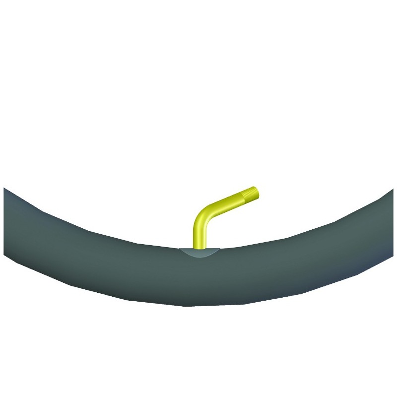 Chambre à air 5 x 1  (27-70) Schrader coudé 70-30 CR202 pour fauteuil roulant