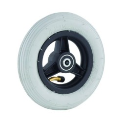 Roue Plastique 6" 150X30 Pneu Gris Avec Chambre