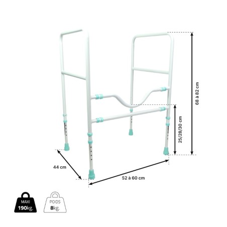 Accoudoirs de toilettes