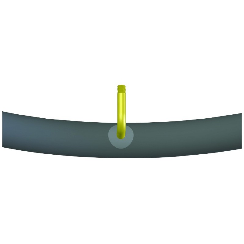 Chambre à air pour roue de fauteuil roulant 2.50-3 Schrader coudé 90-90