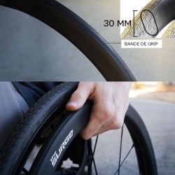 Main courante Surge LT 6 rivets (l'unité)