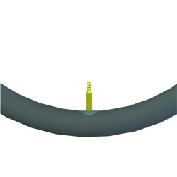 Chambre à air pour fauteuil roulant manuel valve vélo